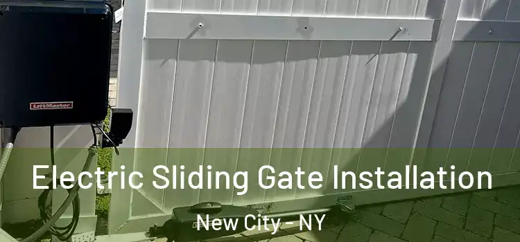  Electric Sliding Gate Installation New City - NY