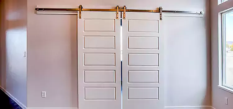 Glass Barn Door with Installation Hardware Kit New City