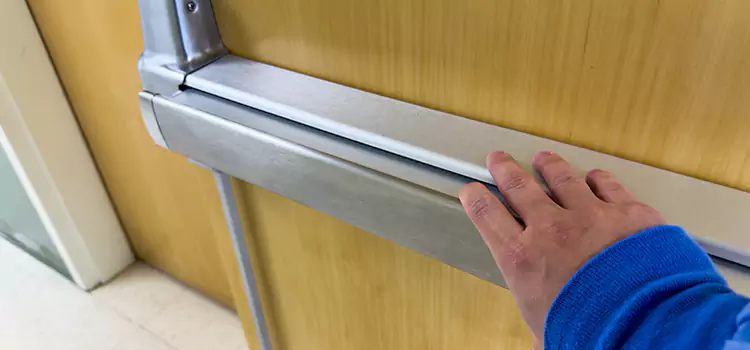 Installing a Push Bar on a Door New City